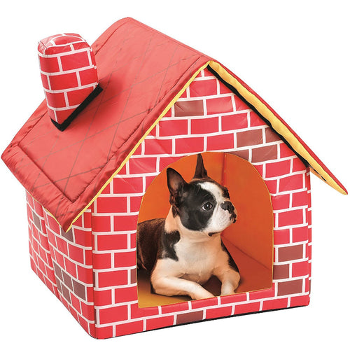 BrickHaven – Foldable Cozy Dog Cabin
