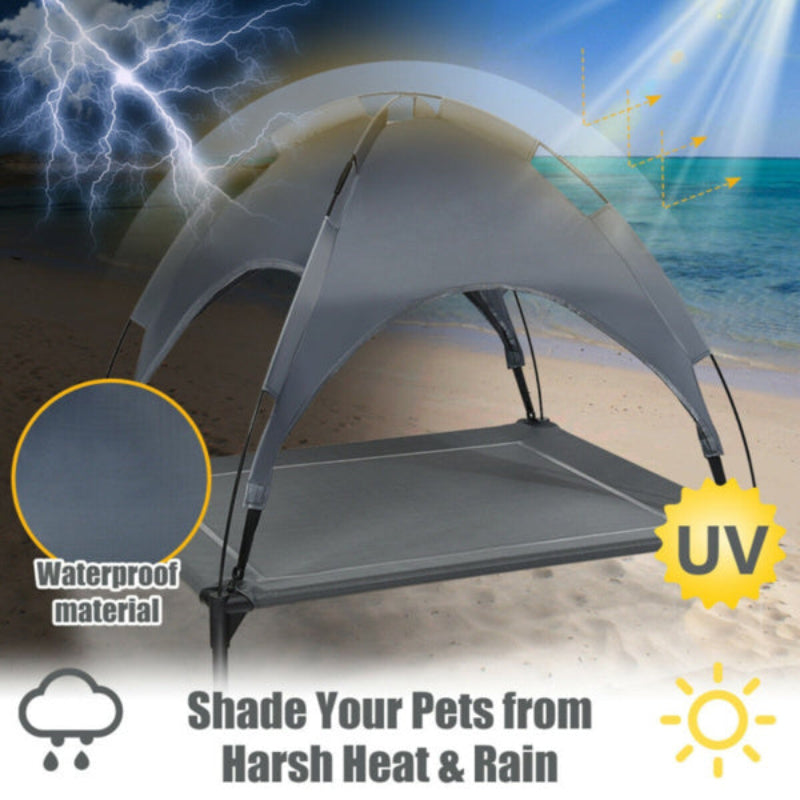 BreezeCanopy Elevated Pet Lounger