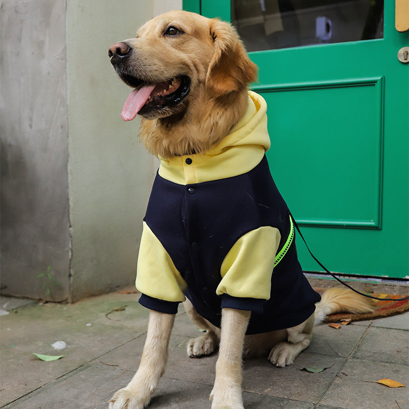 CozyFlex – Fleece Dog Hoodie for Large Breeds