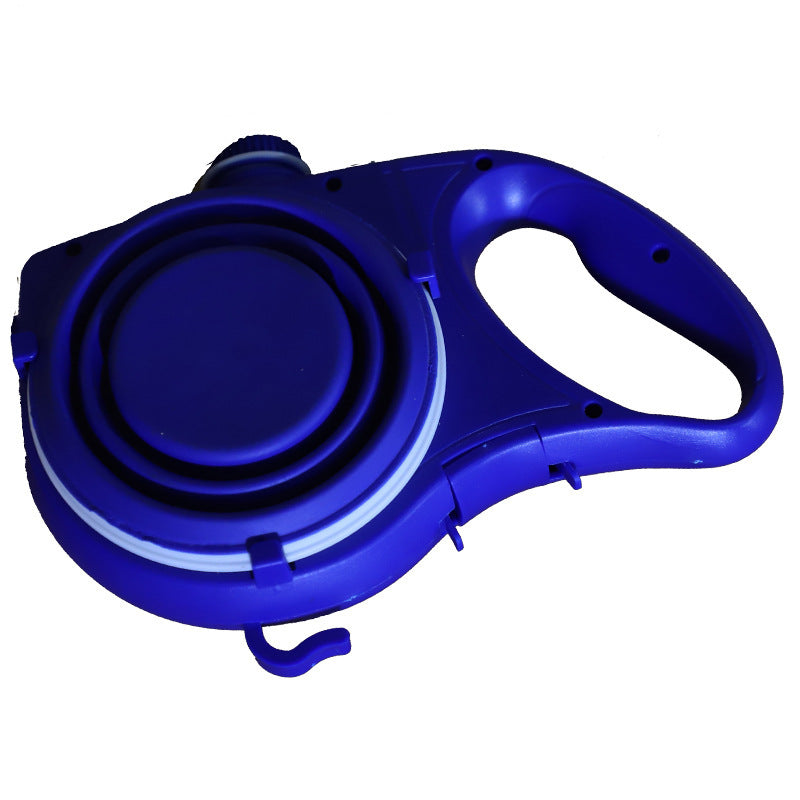 HydraLead – 3-in-1 Dog Leash with Integrated Food & Water Bowls
