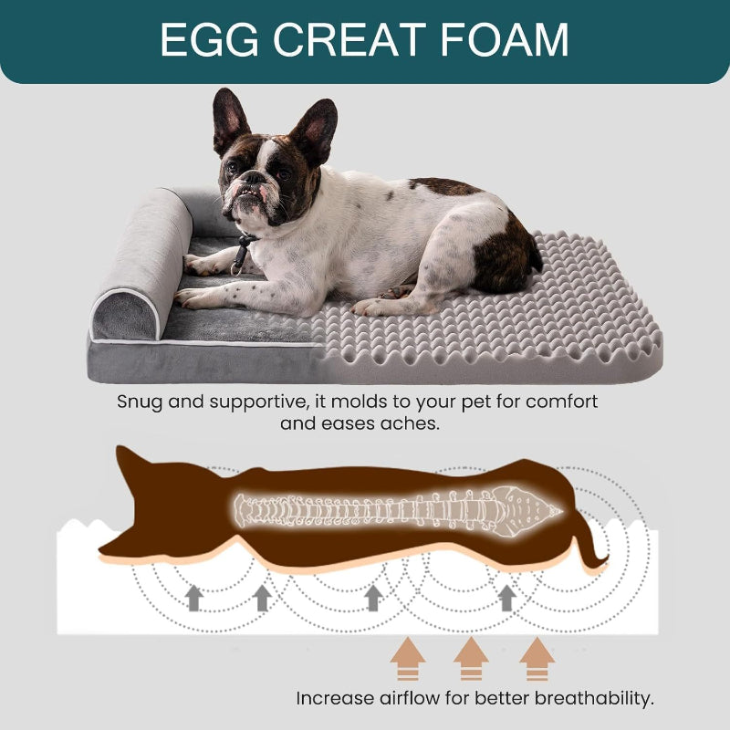 DreamRest Ortho โ Egg Foam Dog Sofa Bed