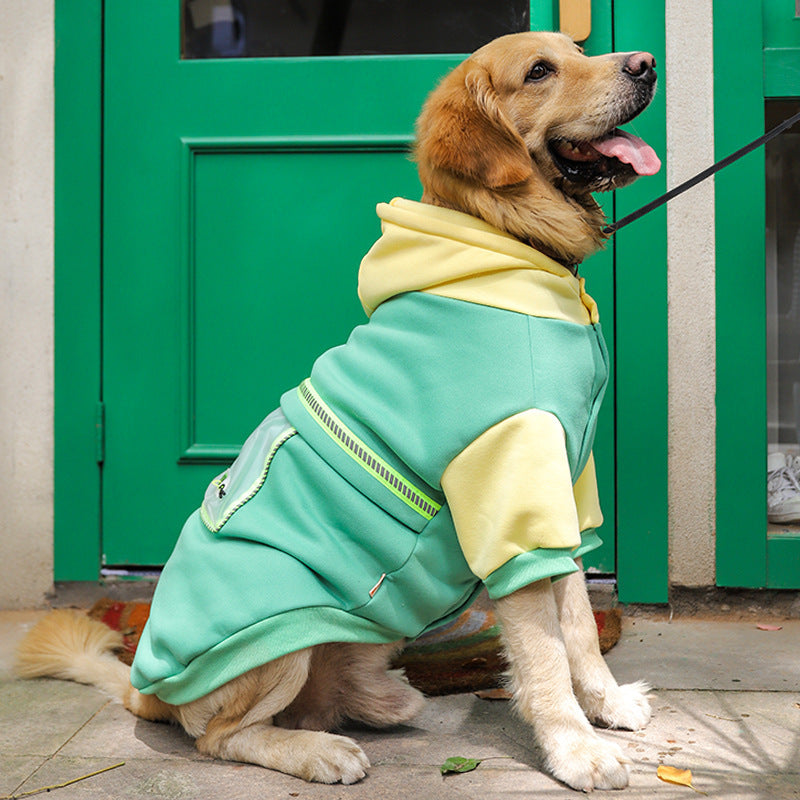 CozyFlex – Fleece Dog Hoodie for Large Breeds