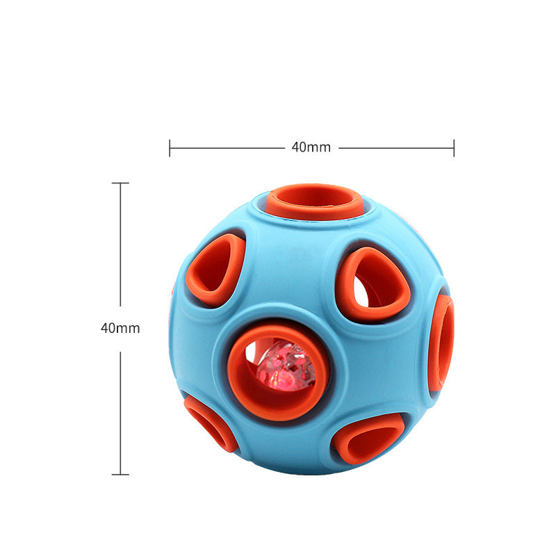 SoundSphere – Interactive Rubber Dog Toy with Light & Sound