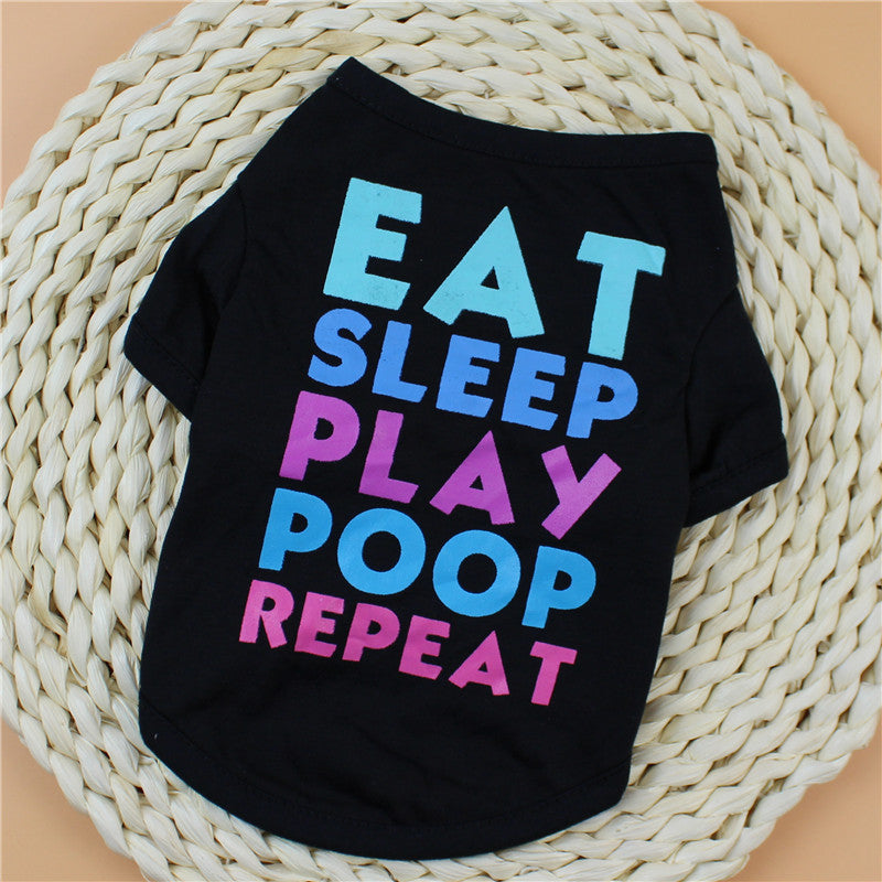 Eat-Sleep-Play Dog Tee