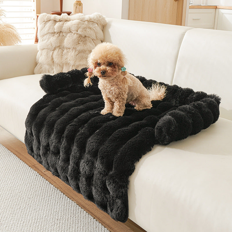 CloudComfort Plush Dog Sofa Protector