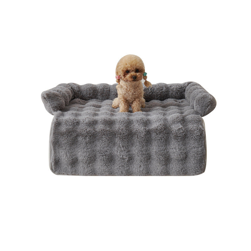 CloudComfort Plush Dog Sofa Protector