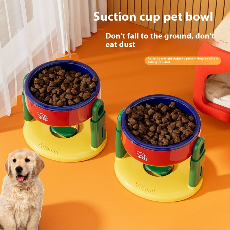 Elevate & Eat – Adjustable Anti-Spill Pet Bowl