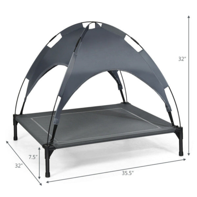 BreezeCanopy Elevated Pet Lounger