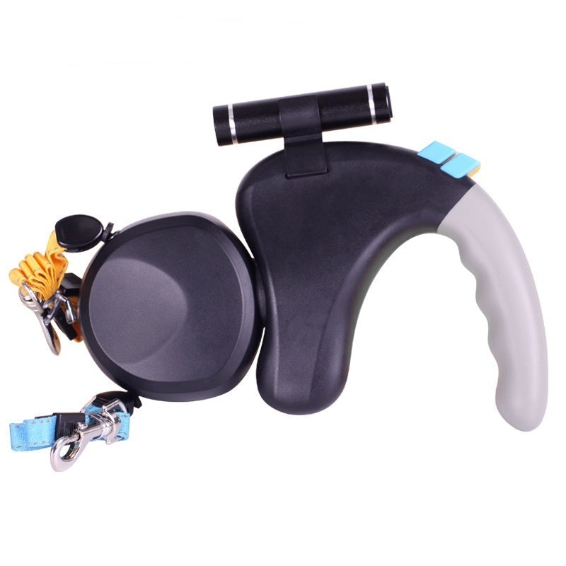 DuoWalk 360 β Retractable Leash for Two Dogs