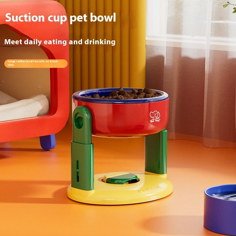 Elevate & Eat – Adjustable Anti-Spill Pet Bowl