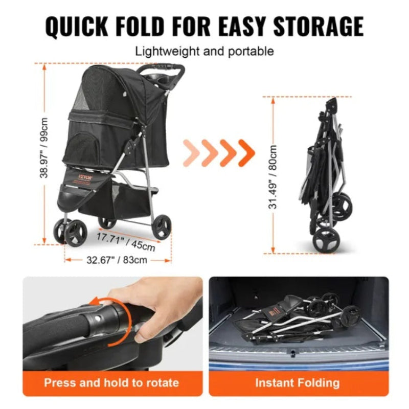 VEVOR Pet Stroller,