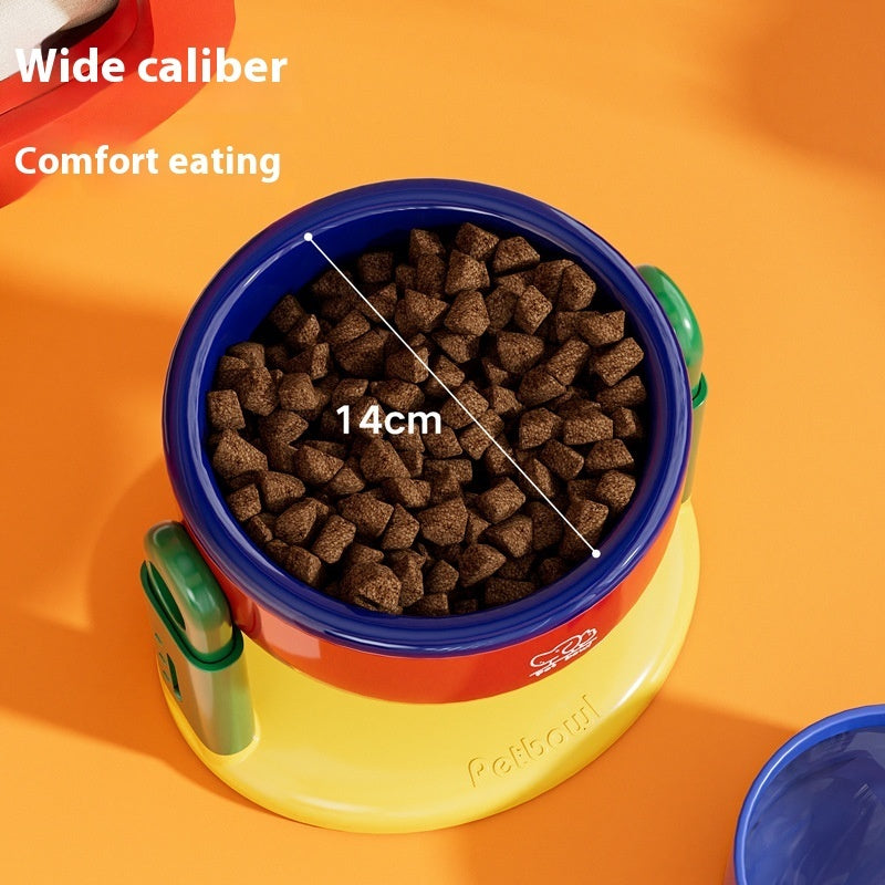 Elevate & Eat – Adjustable Anti-Spill Pet Bowl