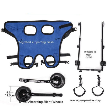 WheelieBuddy – Adjustable Rear Support Dog Wheelchair