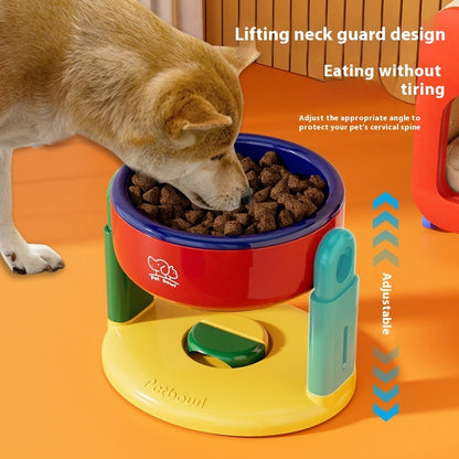 Elevate & Eat – Adjustable Anti-Spill Pet Bowl