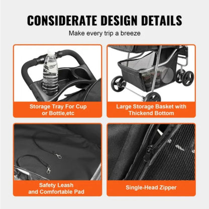 VEVOR Pet Stroller,