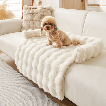 CloudComfort Plush Dog Sofa Protector