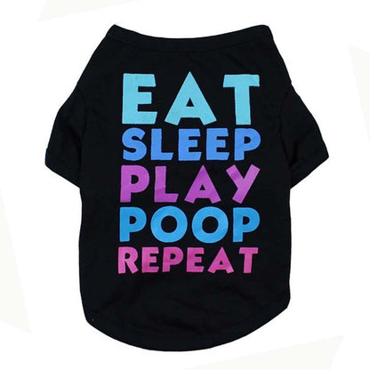 Eat-Sleep-Play Dog Tee