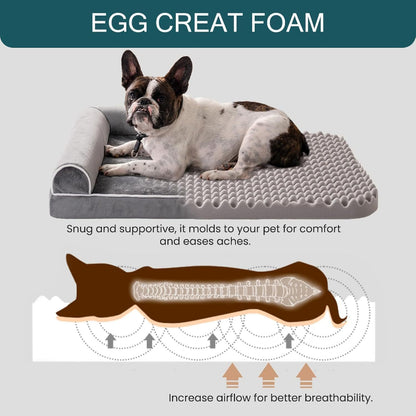 DreamRest Ortho – Egg Foam Dog Sofa Bed