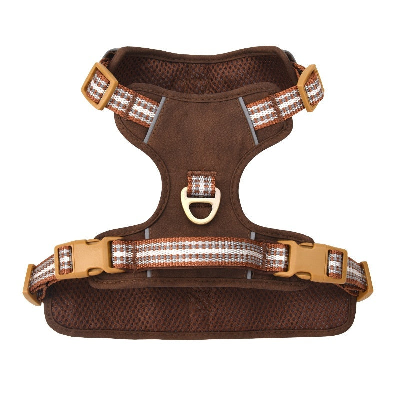 FlexGuard – Premium Leather Chest Harness