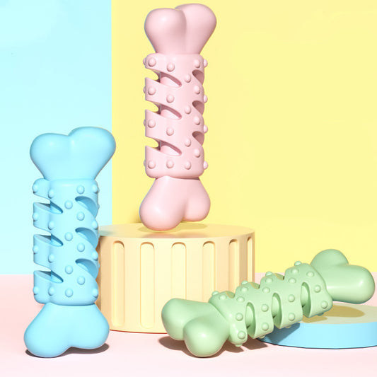 ChewBuddy Bone – Colorful TPR Toy for Dogs