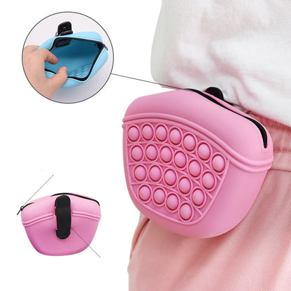 SnapTreat – Silicone Dog Training Treat Pouch with Bubble Grip