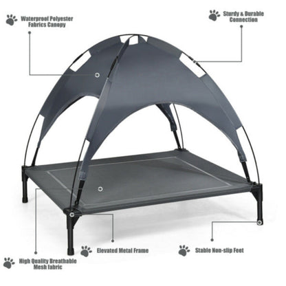BreezeCanopy Elevated Pet Lounger
