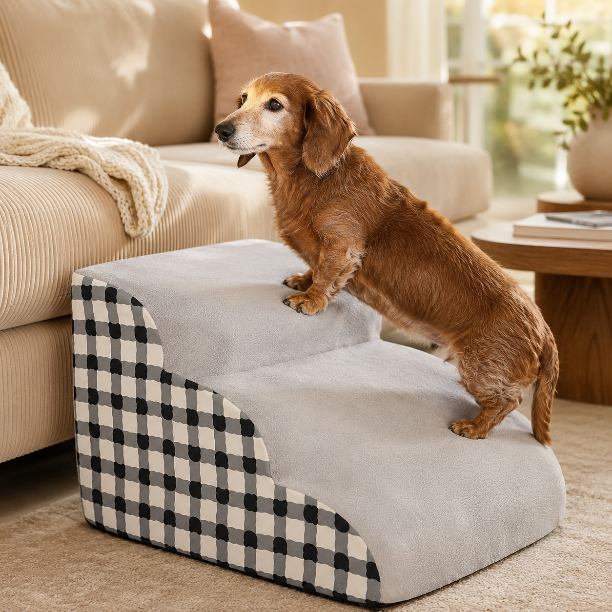 ComfortStep – Sanfte Sofa-Stufen für ältere Hunde