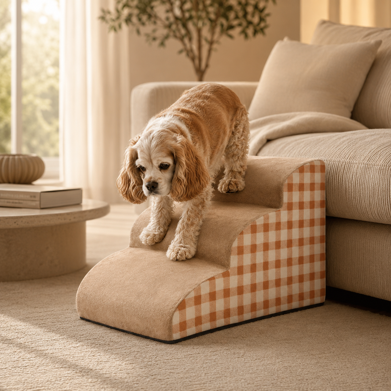 ComfortStep – Sanfte Sofa-Stufen für ältere Hunde