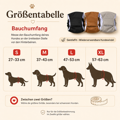 GentleFit – Wiederverwendbare Hundewindel (3er-Set)