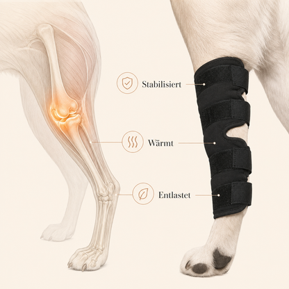 KneeGuard – Gelenk-Kompressionsbandage für Hunde
