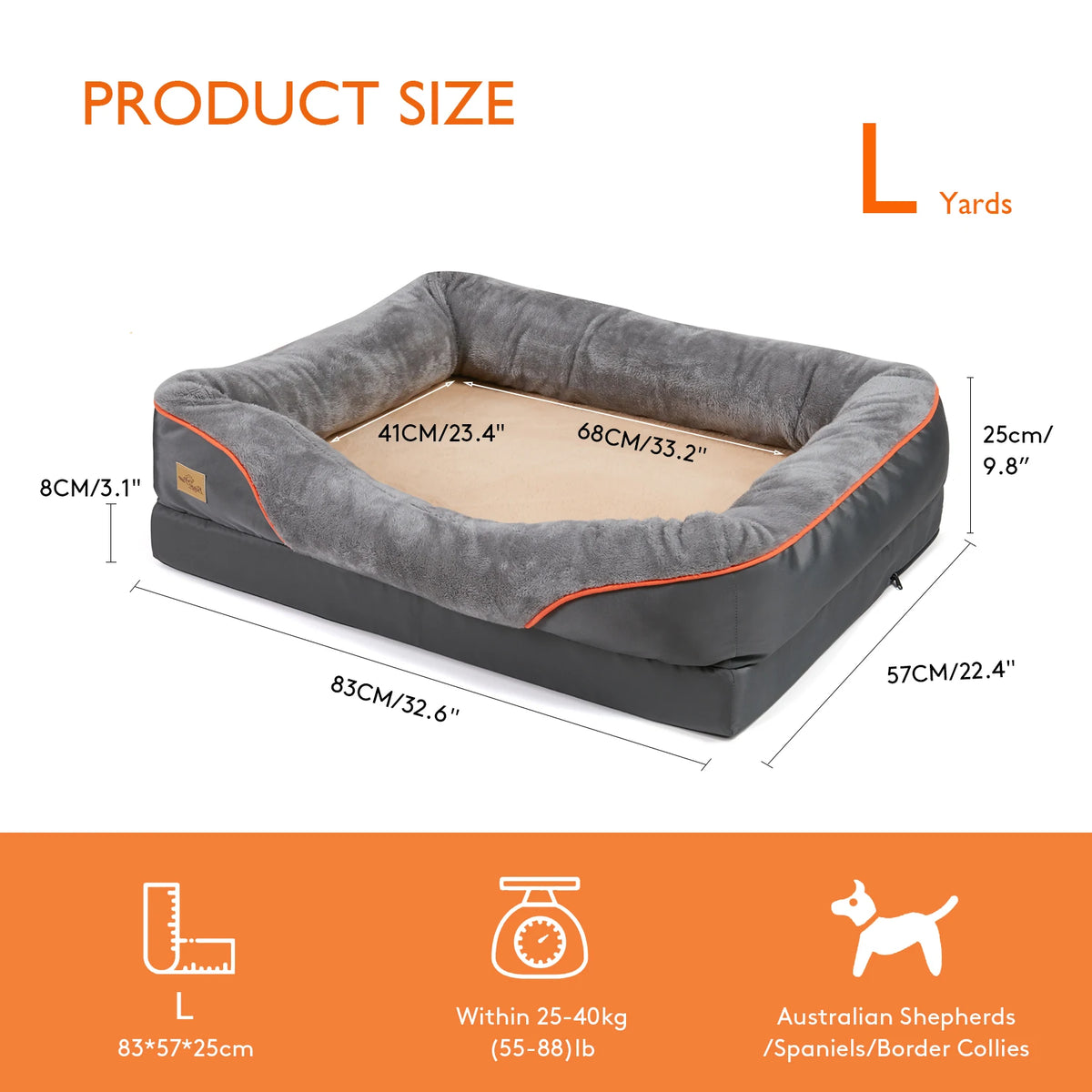 Orthopedic Foam Pet Bed