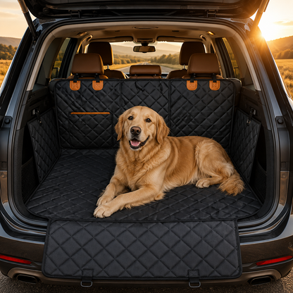 TravelSafe – Auto-Sitzschutz mit fester Bodenplatte