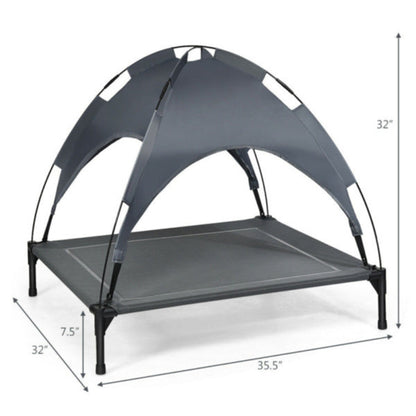 BreezeCanopy Elevated Pet Lounger