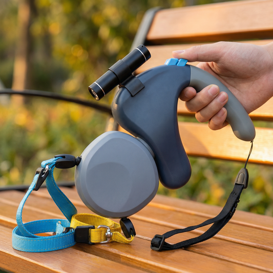 DuoWalk 360 – Retractable Leash for Two Dogs