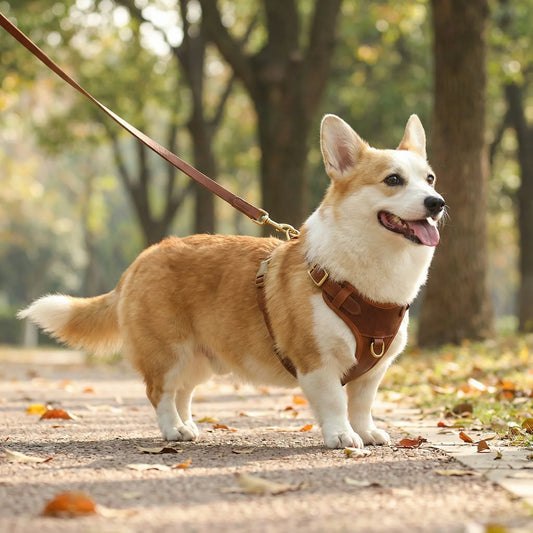 FlexGuard – Premium Leather Chest Harness